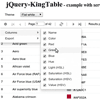 KingTable : jQuery Administrative Table Plugin