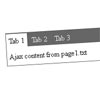 Simple ajax tabs with Jquery