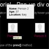 Create Multiple pop up divs using the jquery