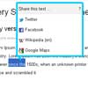 Jquery Selected text Sharer