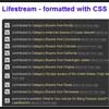 jQuery Lifestream – Create a stream of your online activity