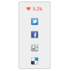 jQuery customisable Share counter