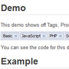 jQuery tag input and autocomplete plugin : TextExt