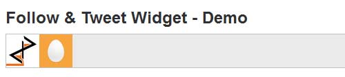 Follow & Tweet Widget jquery follow and tweet widget