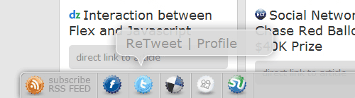 Nice And Simple Toolbar For Your Website With CSS3 And jQuery jquery social toolbar