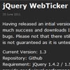 jQuery WebTicker