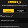 Hammer.js : A jQuery library for multi touch gestures with Demo