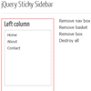 Sticky Sidebar jQuery plugin with Demo