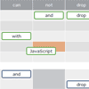 Drag and Drop table content with JavaScript