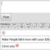 Facebook Style Emotions jQuery Plugin with Demo