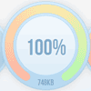 jQuery Animated Percentage Loader