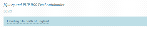 jQuery and PHP RSS Feed Syndicator (with auto-reload!) jQuery and PHP RSS Feed Syndicator (with auto-reload!)