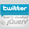 jQuery Tweet to Download