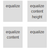 equalize.js : jQuery plugin for Equalizing the height or width of elements