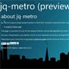 jqMetro : jQuery plugin for metro UI controls