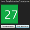 EasyAnimationFrame.js : JavaScript Html5 RequestAnimationFrame API