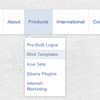 Horizontal Navigation Bar with jQuery Dropdown Menus