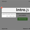 intro.js : JavaScript step-by-step guide for your projects