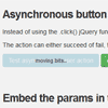 jQuery Async : Plugin to Animate buttons when an asynchronous process