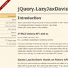 jQuery.LazyJaxDavis : Makes everything ajaxify with flexible URL