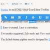 Popline : HTML5 Rich-Text-Editor Toolbar with jQuery