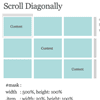 Create a Vertical, Horizontal and Diagonal Sliding Content with jQuery