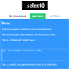 _select : Select the content of any DOM element