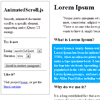 AnimatedScroll.js : jQuery Smooth & Animated Document Scroll