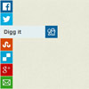 Responsive Share Buttons CSS and jQuery