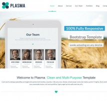 Plasma - One Page Multi-Purpose Wordpress Theme