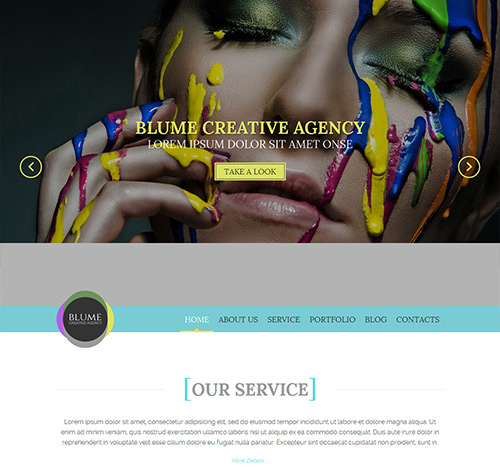 Blume Responsive HTML Template