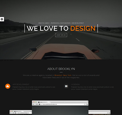 Brooklyn - Creative One Page Multi-Purpose Theme