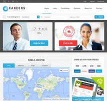 CAREERS - Job Portal & Candidate Database (HTML)