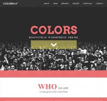 Colors - Bootstrap WordPress Theme