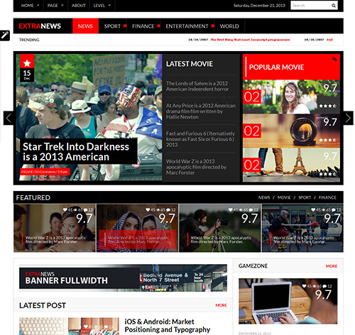 ExtraNews - Strong and Elegant Magazine/Blog/News