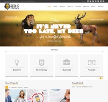 Ferus - Clean Multipurpose Joomla Template