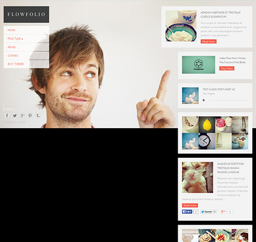 Flowfolio Ajax Responsive Portfolio HTML Theme