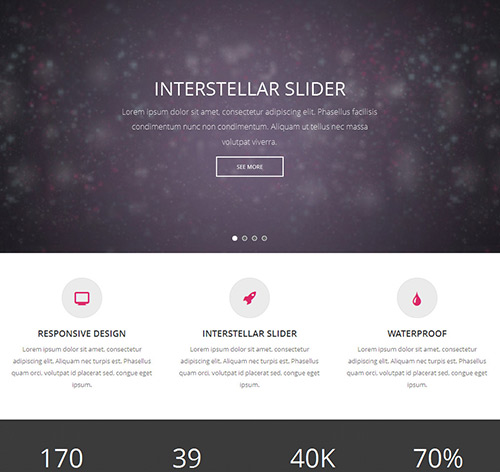 Interstellar - Multi-purpose HTML Template