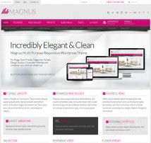 Magnus Multi-Purpose Responsive Wordpress Theme