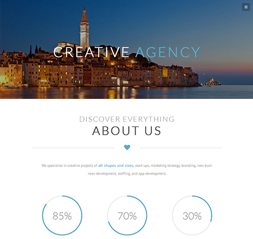 Nervaq - Responsive One Page WordPress Theme