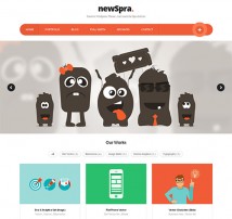 NewSpra - Ajax Portfolio Wordpress Theme