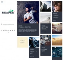 Reaper - Minimal Creative Blog and Portfolio Theme
