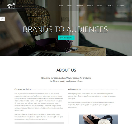 Szia - Responsive One Page Portfolio