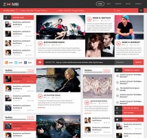 Zoombi Magazine HTML5 Template