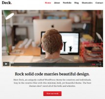 Deck WordPress Theme