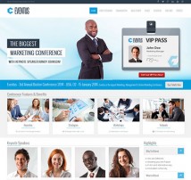 Eventus - Responsive Event Joomla Template