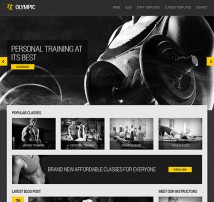 Olympic - Fitness & Health Site Template
