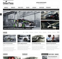 Orion Press - Retina and Responsive Magazine Theme