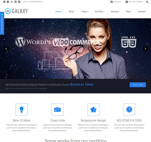 The Galaxy - Responsive Multipurpose Template