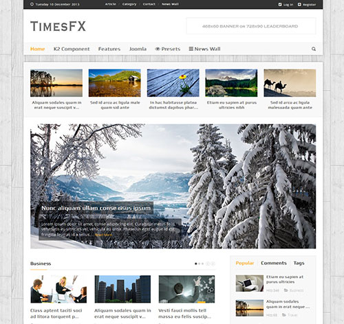 TimesFX - Responsive Joomla Template